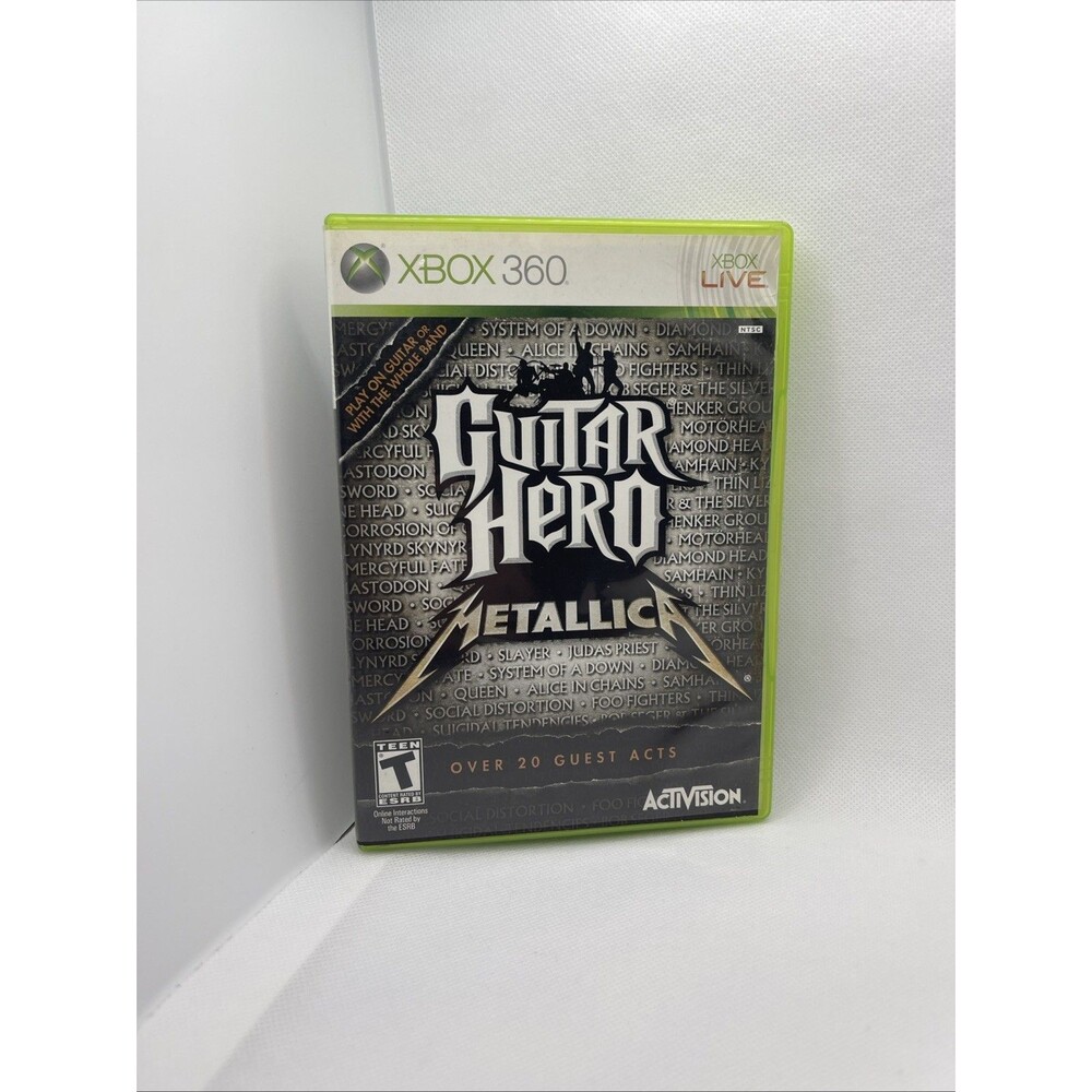 Guitar Hero: Metallica (Microsoft Xbox 360, 2009)